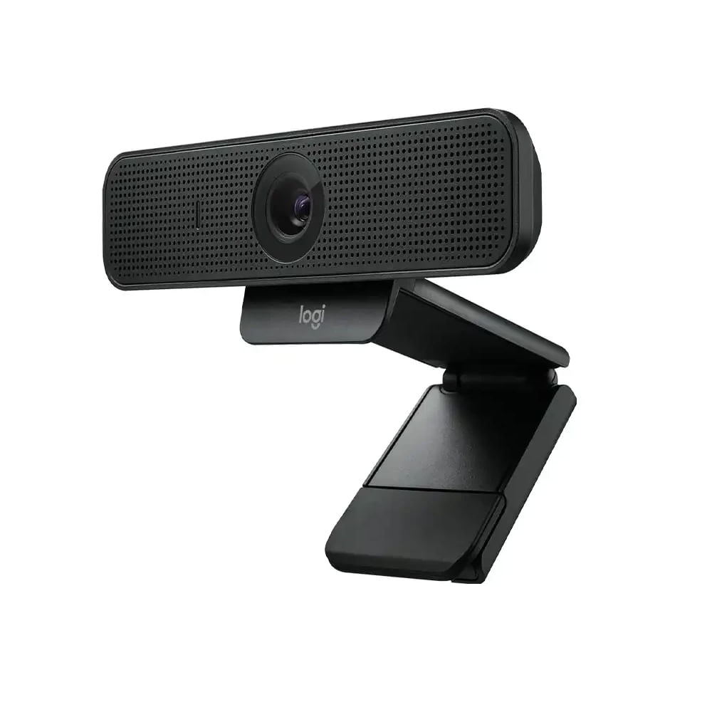 Cámara Logitech C925E Full HD negra para videoconferencias y streaming, conectividad USB