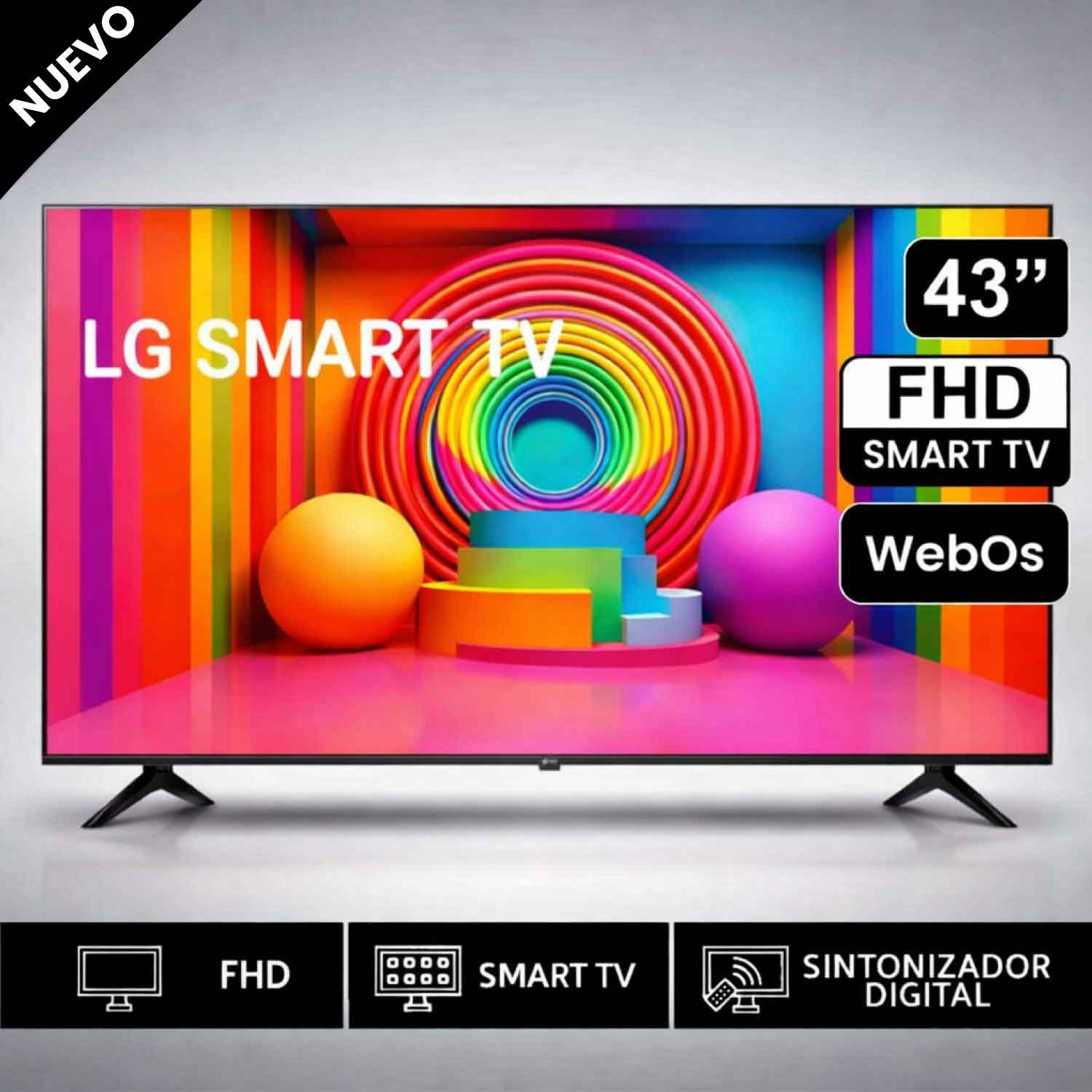 Televisor LG 43 Pulg FHD Smart TV AI 43LR6000PSA