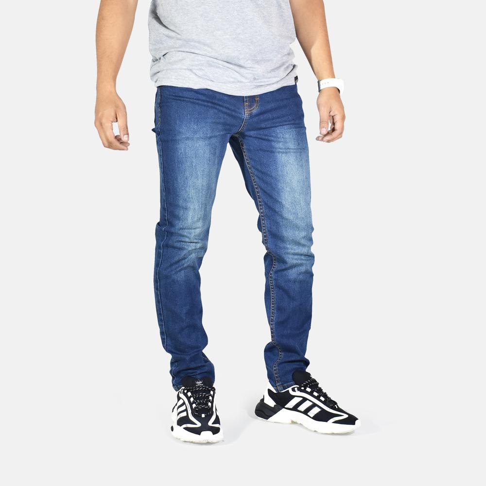 Jean Hombre Casual Yonisters Clothing Semipitillo Stretch Denim Verde