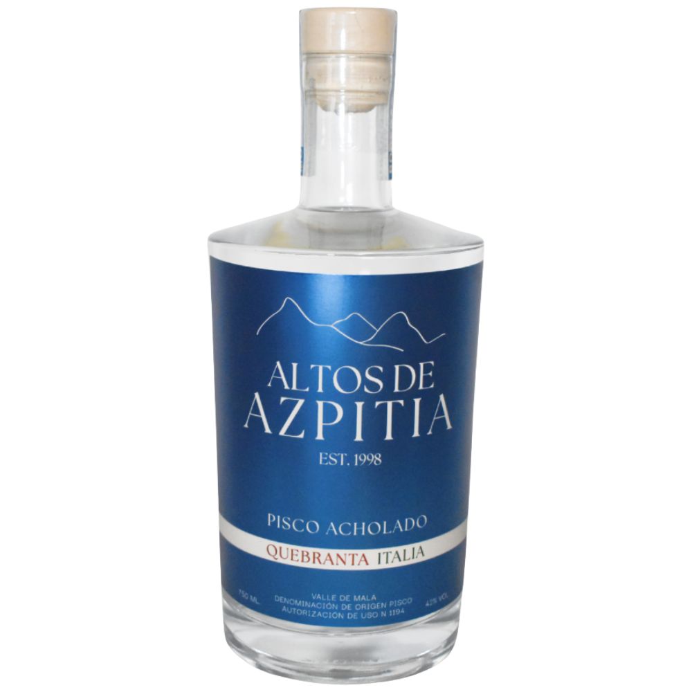 PISCO ALTOS DE AZPITIA EST 1998 ACHOLADO QUEBRANTA - ITALIA 750ML