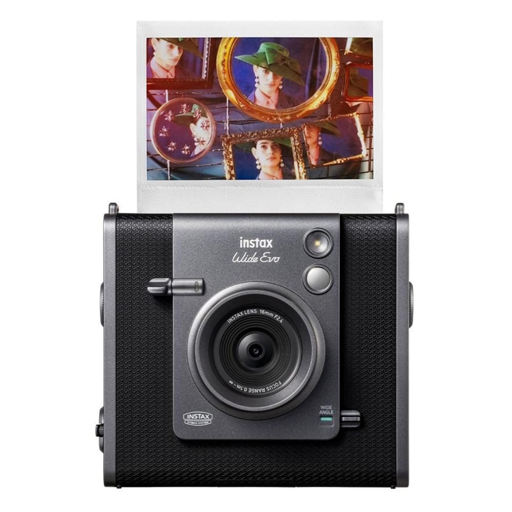 Cámara INSTAX FUJIFILM WIDE EVO Hybrid  Black