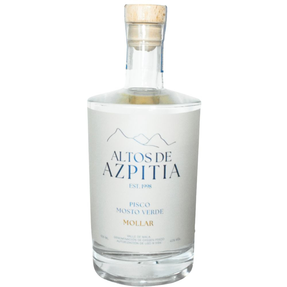 PISCO ALTOS DE AZPITIA EST 1998 MOSTO VERDE MOLLAR 500ML