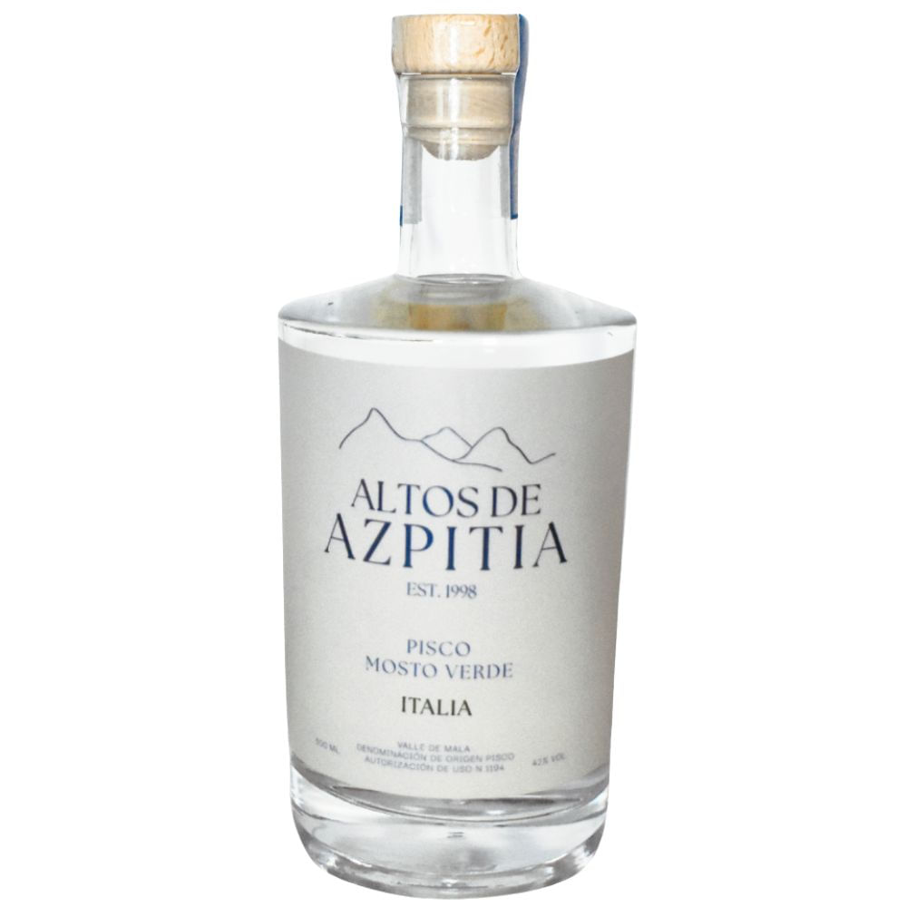 PISCO ALTOS DE AZPITIA EST 1998 MOSTO VERDE ITALIA 500ML