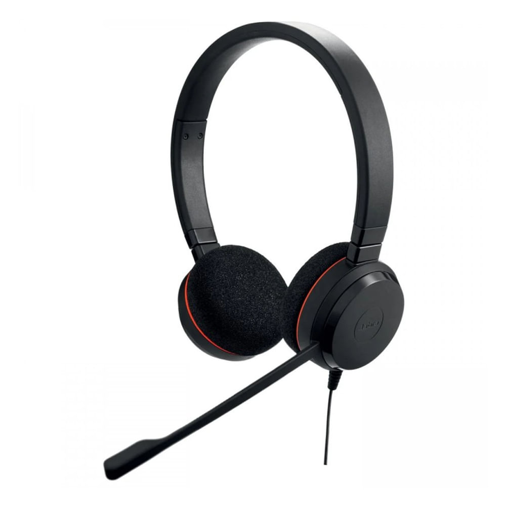 Auriculares Jabra Evolve 20 con cancelación de ruido, USB-C y USB-A, estéreo, diseño cómodo y sobre