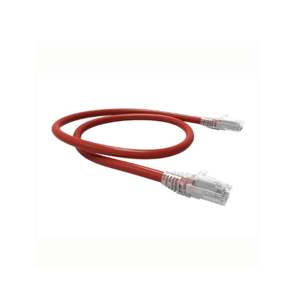 Cable patch Furukawa 2.5 m rojo, alta calidad y durabilidad para conexión óptima