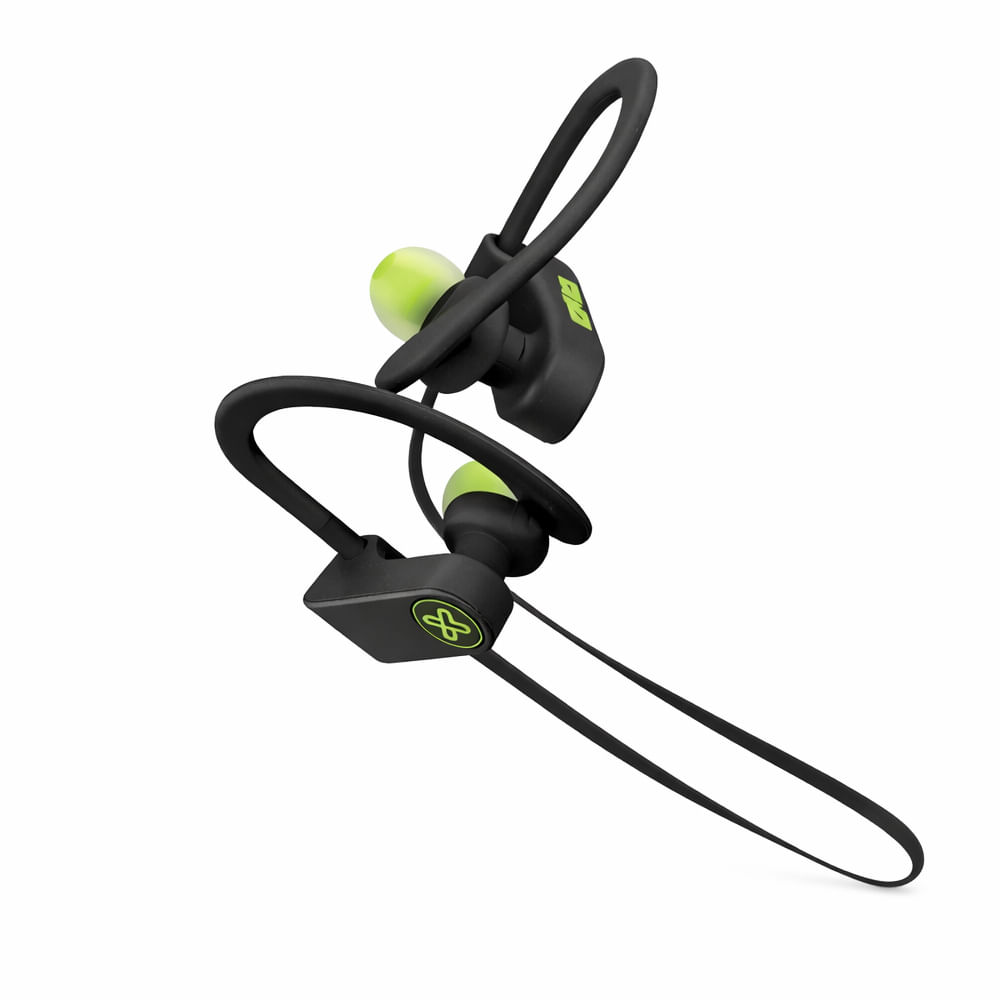 Auriculares Klip Xtreme KHS-632BK Bluetooth inalámbricos, color amarillo, sonido envolvente y cómod