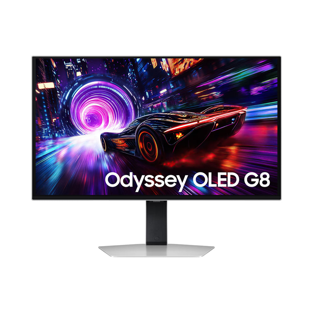 Monitor Samsung Odyssey G8 OLED 27"" 4K UHD, 240Hz, FreeSync, Plata - Imágenes vibrantes y velocidad