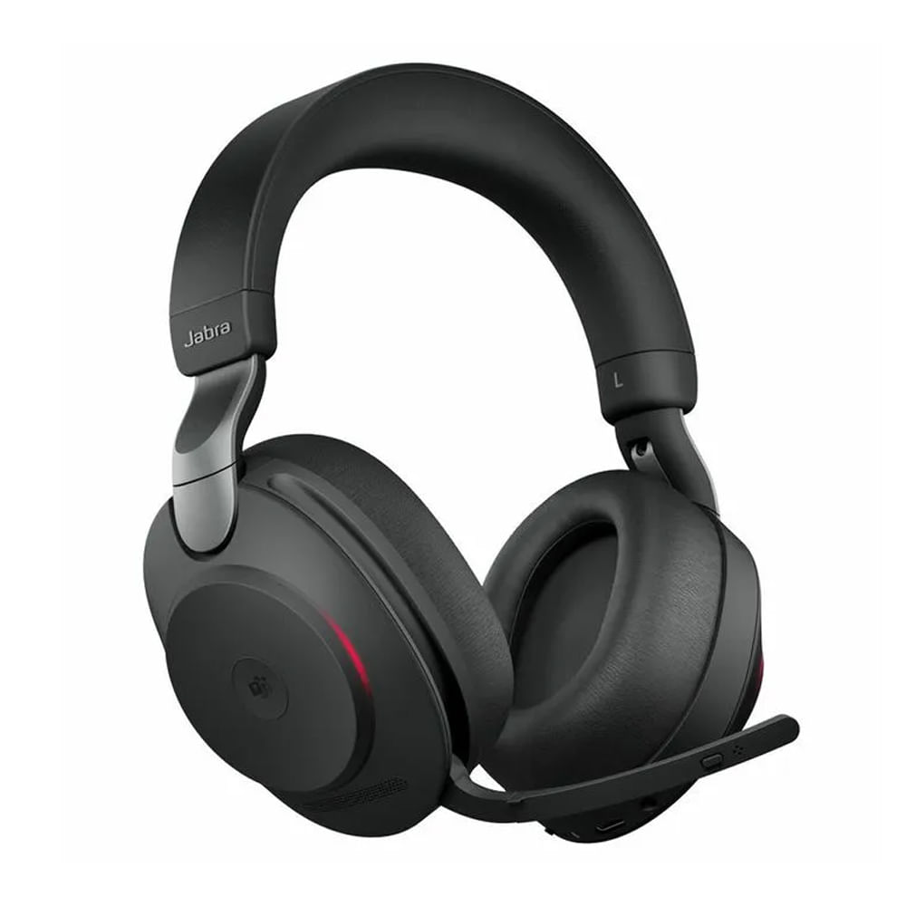 Auriculares Jabra Evolve2 85 Stereo USB-A, con micrófono, color negro, diseño cómodo y excelente au