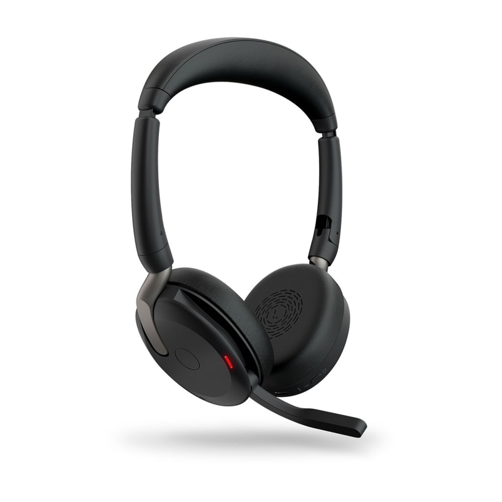 Auriculares Jabra Evolve2 65 Flex con Link 380a UC - Estéreo, Conectividad Inalámbrica, Comodidad P