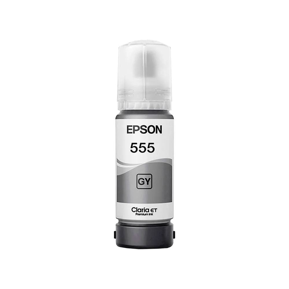Tinta Epson 555 Gris para impresoras alto rendimiento y calidad profesional  para impresión