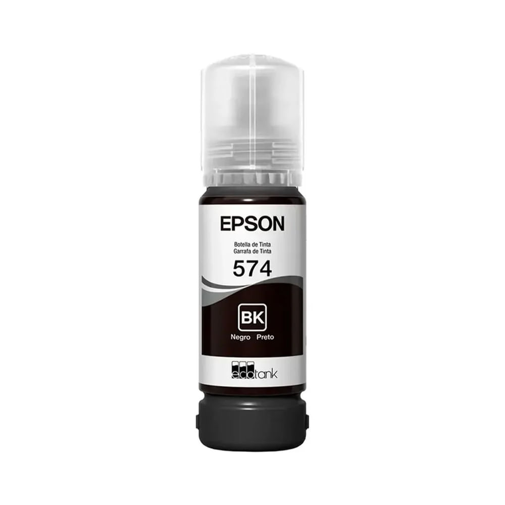 Tinta de recarga Epson T574120 negra Alta capacidad para impresoras de inyección de tinta