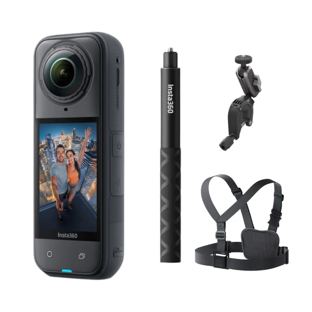 Cámara De Acción Insta360 X5 Pack Ciclista