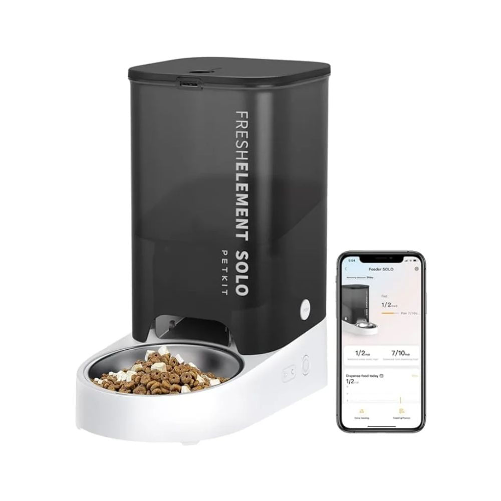 Comedero Automático PETKIT Fresh Element Solo Gris Oscuro