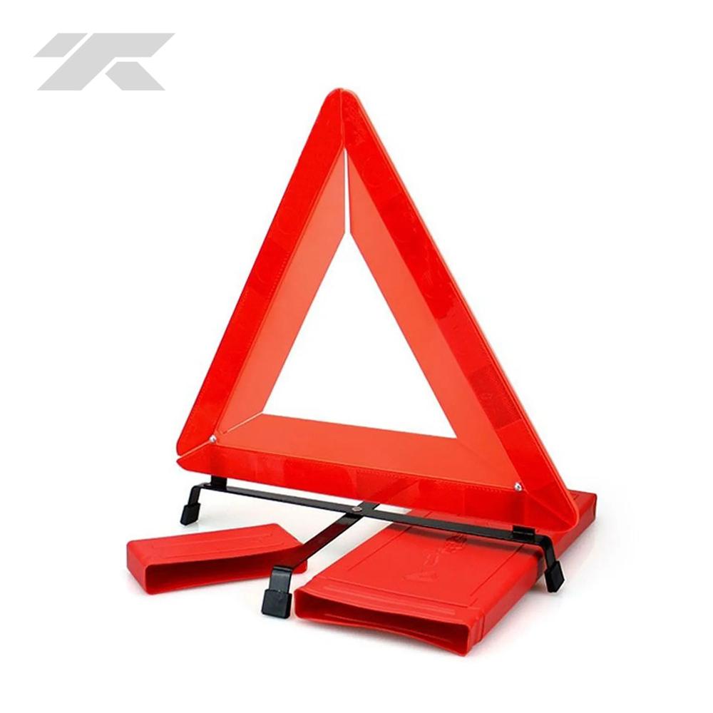 Triangulo de Seguridad de Emergencia Reflectivo Estuche Rojo