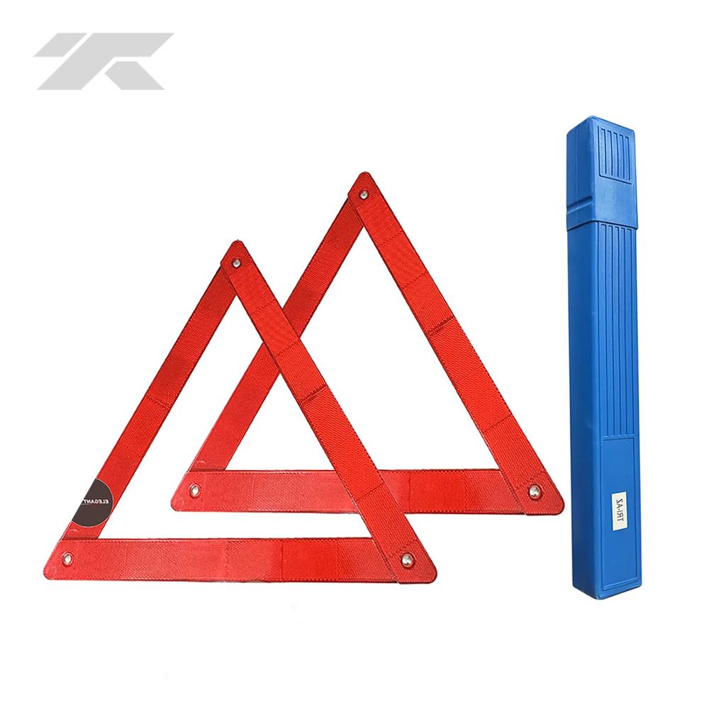Triangulo de Seguridad de Emergencia Reflectivo Estuche Azul
