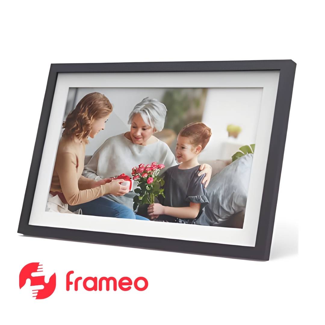 Marco de Fotos Digital Inteligente Pantalla HD IPS de 15.6 Pulgadas NEGRO