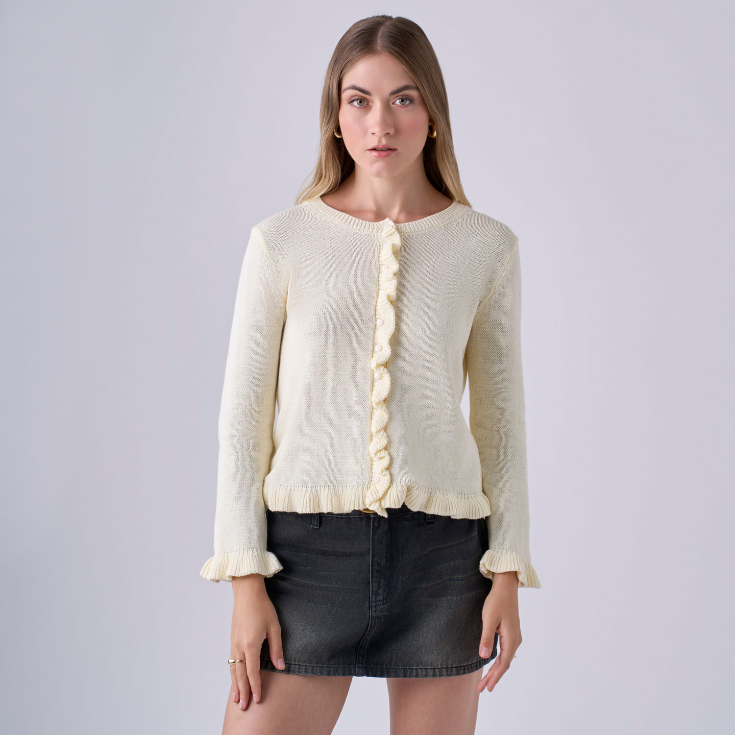 Chompa Mujer Coquette Hypnotic Manga Larga