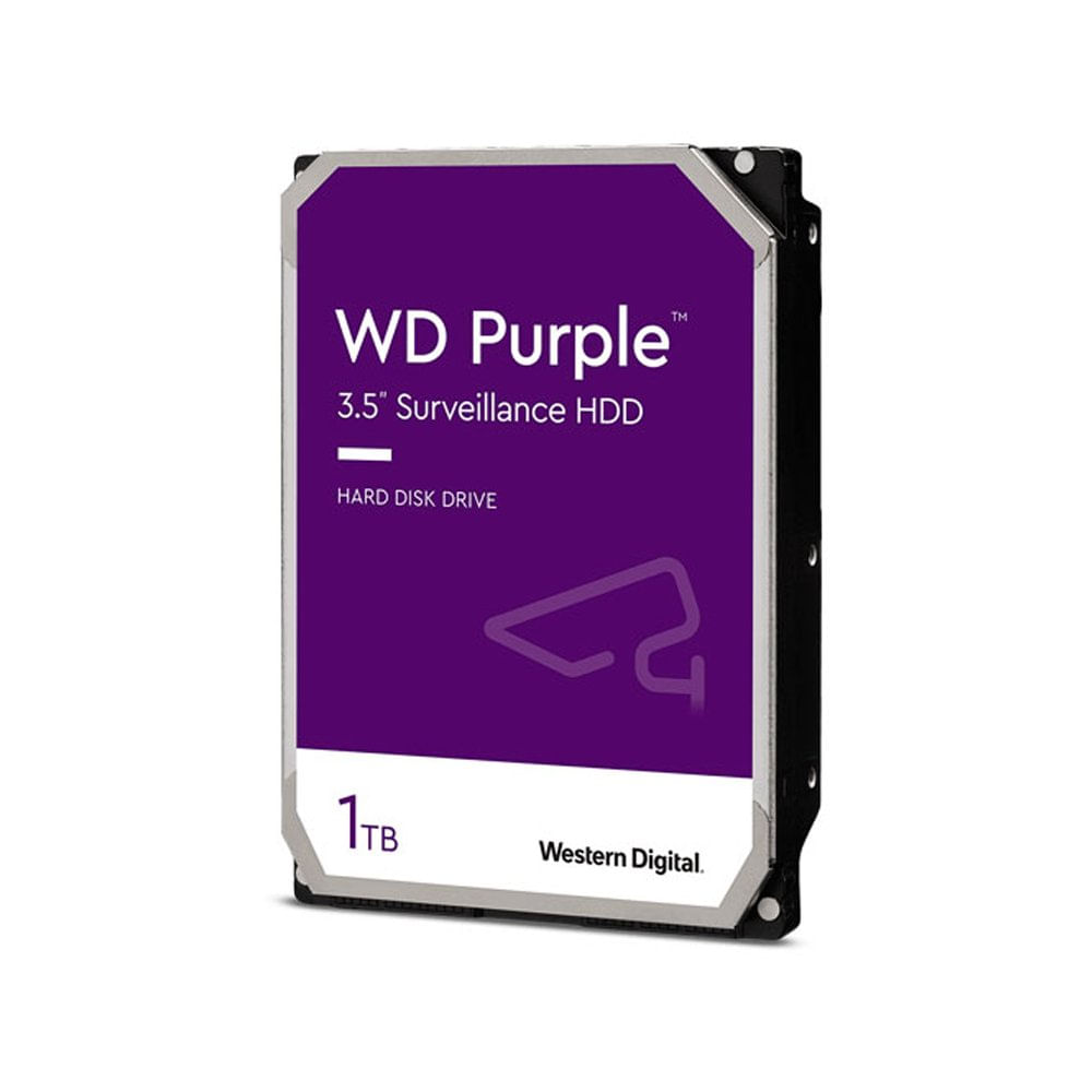 Disco Duro Externo WD Purple de 1TB SATA - Ideal para Vigilancia, Alta Capacidad y Rendimiento