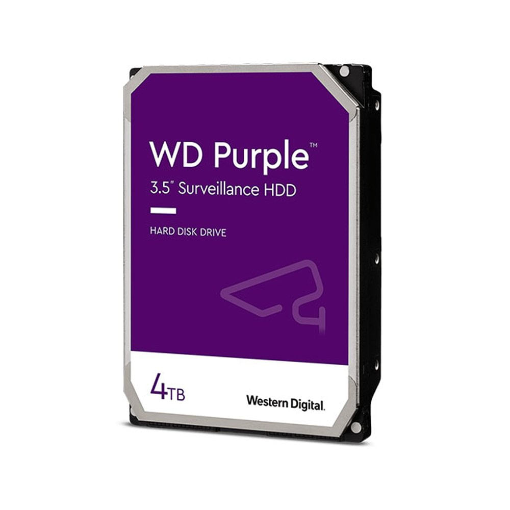 Disco Duro WD Purple de 4TB SATA - Almacenamiento Ideal para Vigilancia y Seguridad