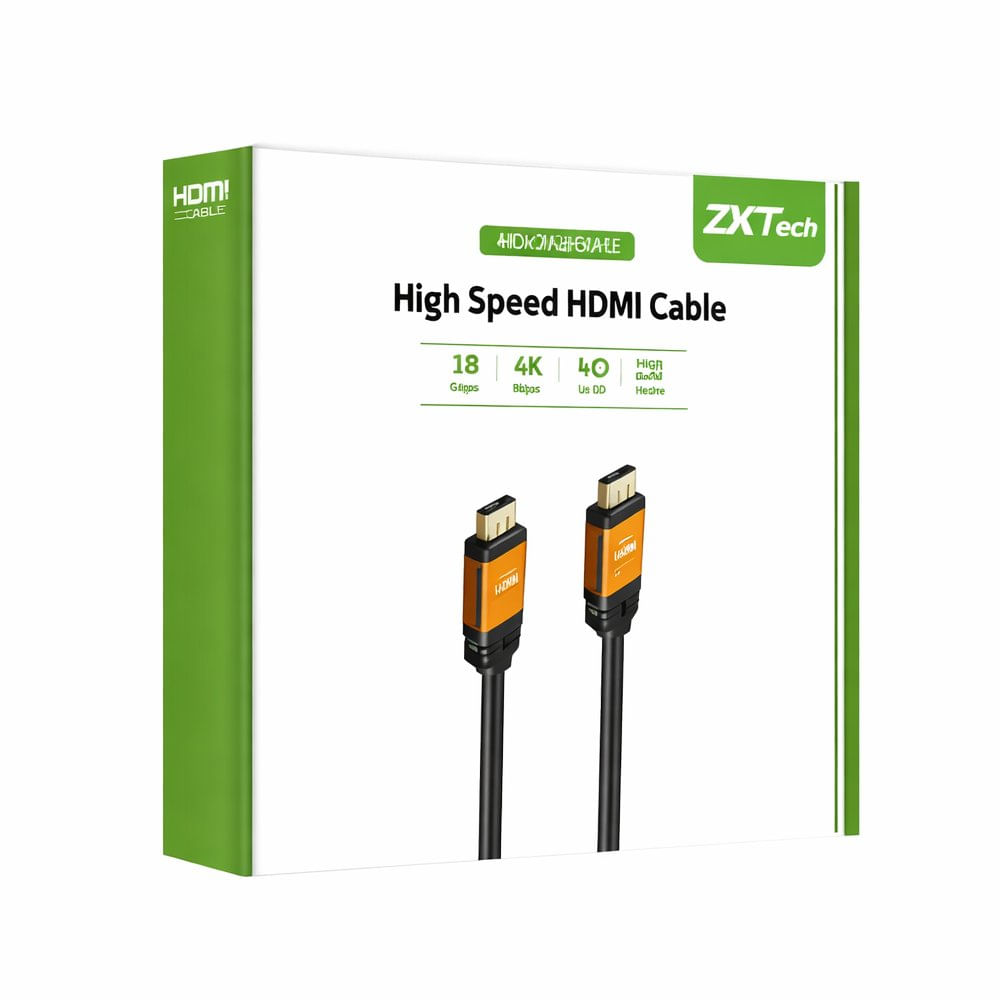HDMI ZKTeco de 15m - Conexión Rápida y Estable para Televisores y Dispositivos Multimedia