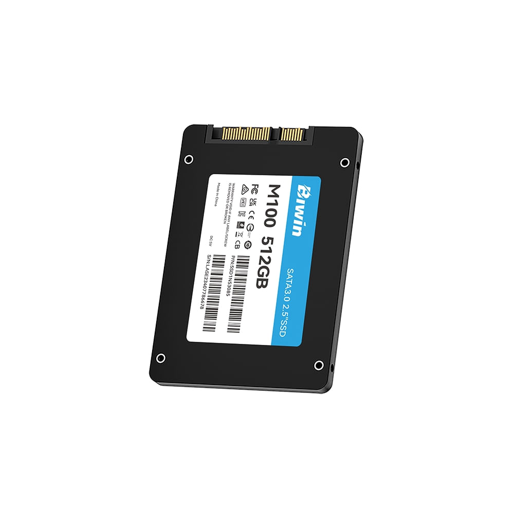 SSD Biwin M100 de 512GB, velocidad SATA 6Gb/s, tamaño 2.5"" ideal para mejorar tu PC