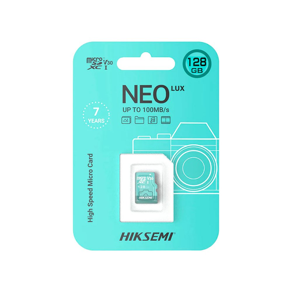 Memoria Micro SD HIKVISION 128GB NEO LUX - Alta Velocidad y Amplia Capacidad para tus Dispositivos