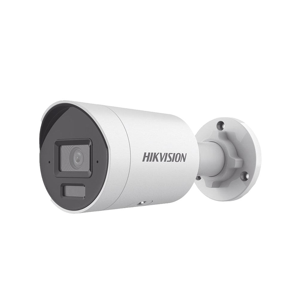 Cámara IP HIKVISION 8MP 4K con Acusense, Smart Hybrid Light, 2.8mm, IR y Audio Integrado - Segurida