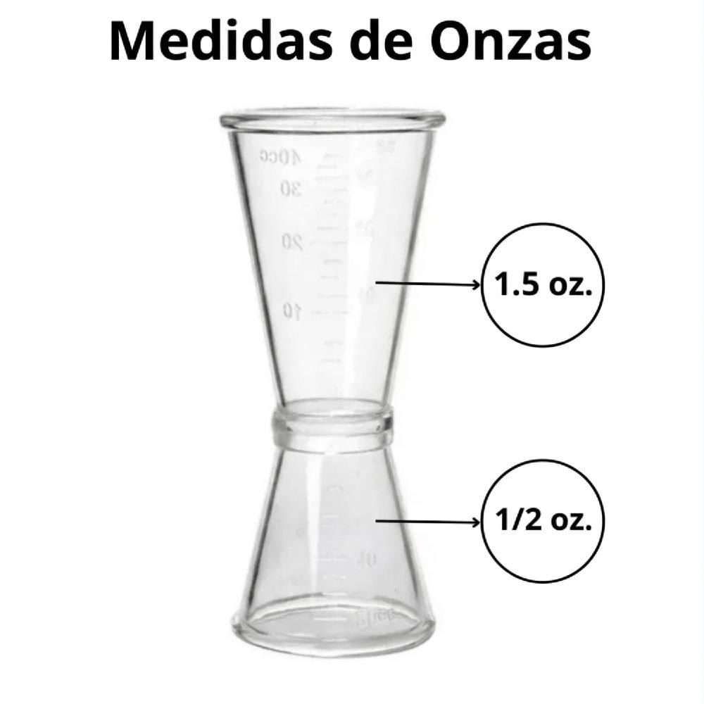 Onzera Transparente Jigger