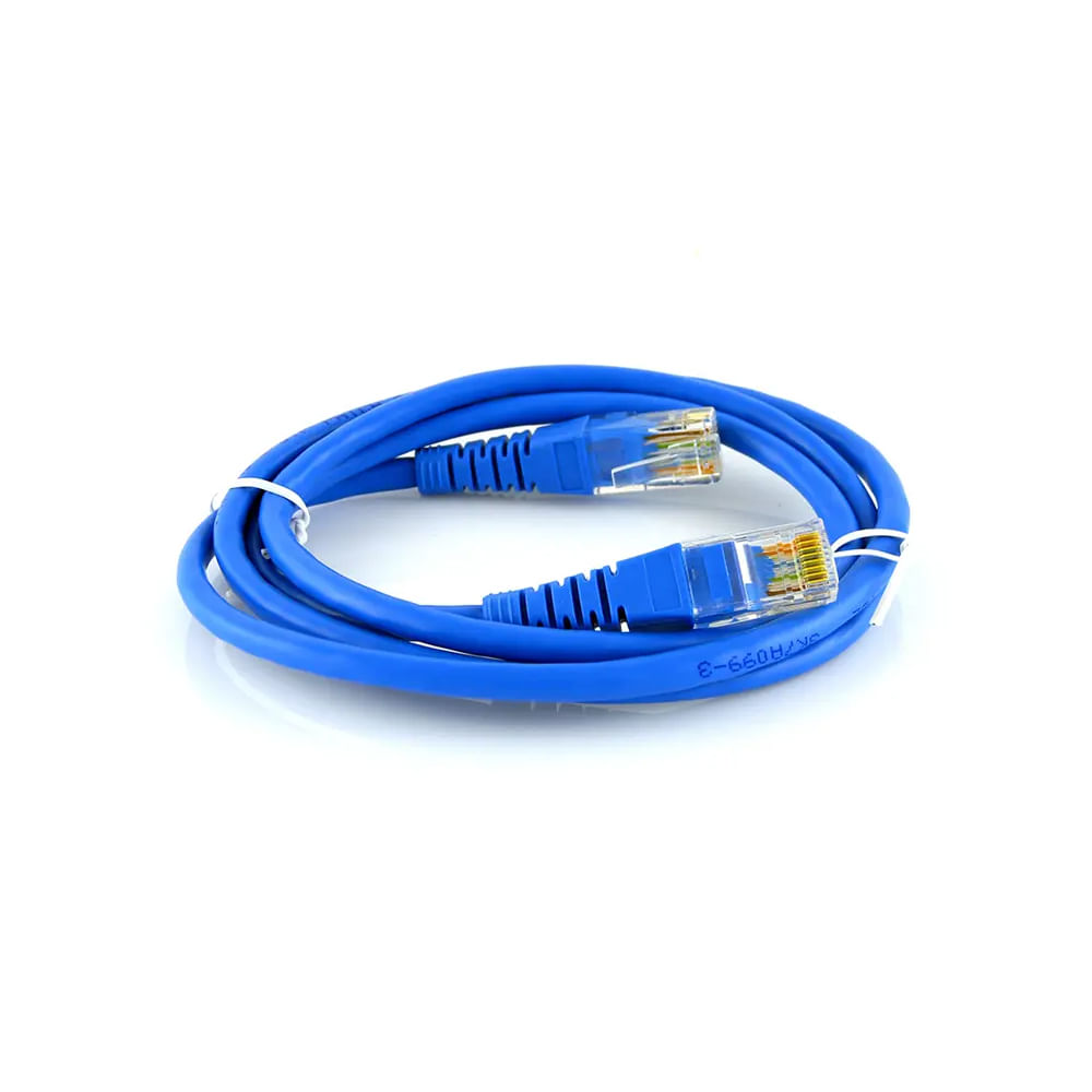 Cable de Red Patch Cord Cat-5e 1m Dixón Azul | Alta Velocidad y Conexión Estable