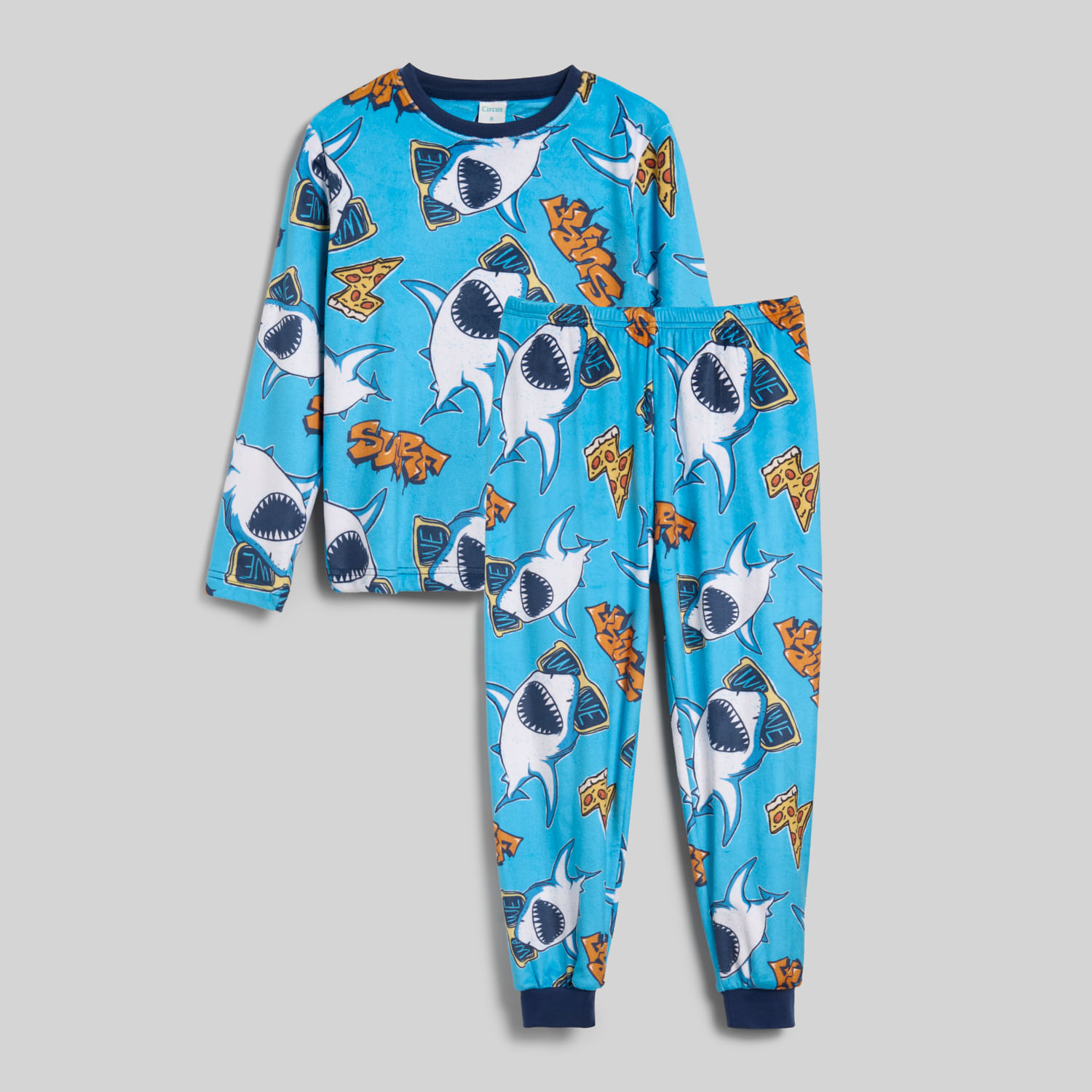 Pijama Para Niño Shark Plush Aop Circus