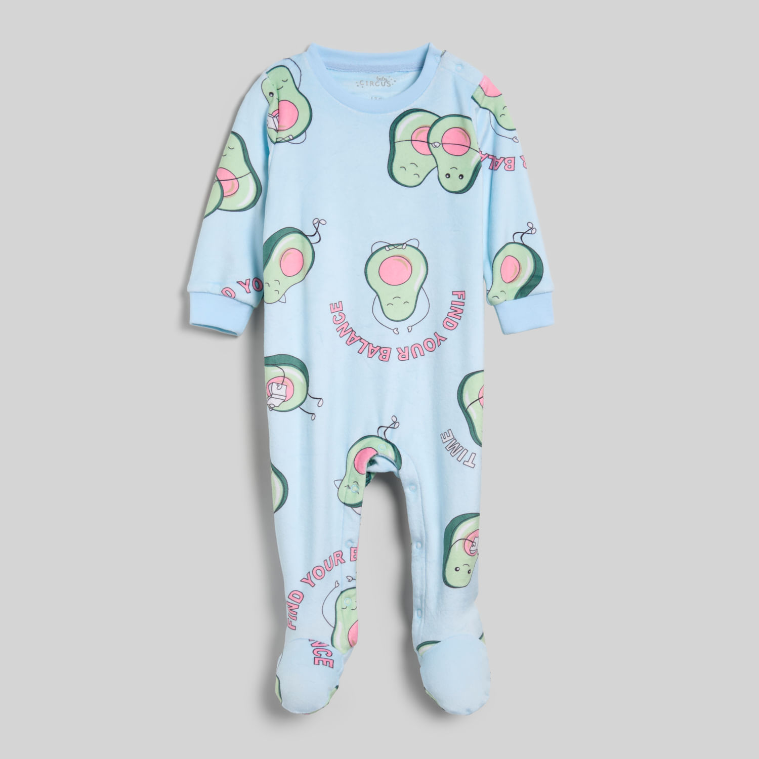 Pijama Enterizo Para Recién Nacido Mama Avocado Baby Circus