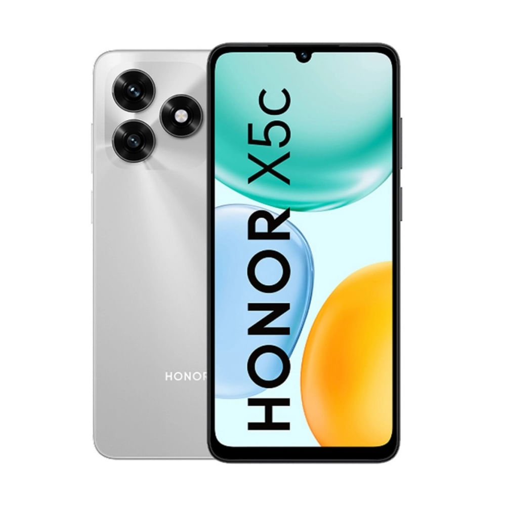 Celular Honor X5c 4GB - 128GB Plateado - Cámara 50MP