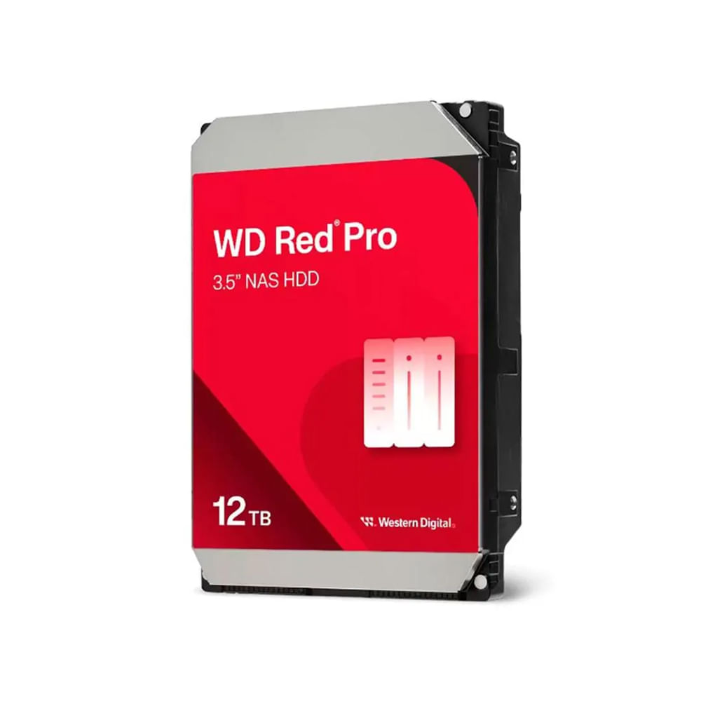 Disco duro interno Western Digital WD Red 12 TB 3.5"" 7200 rpm SATA para almacenamiento seguro y ráp