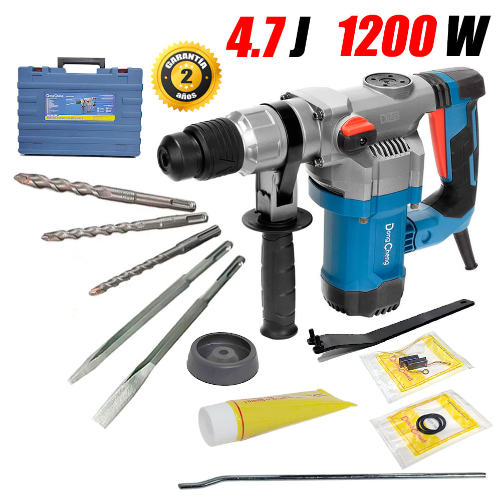 Rotomartillo SDS-Plus Dongcheng DZC06-28B 1200W 28mm 4.7J 4.7kg