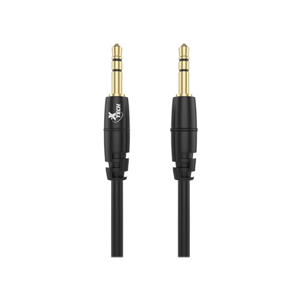 Cable de Audio Xtech 1m Miniconector Macho a Macho - Conexión Clara y Sólida para Tus Dispositivos