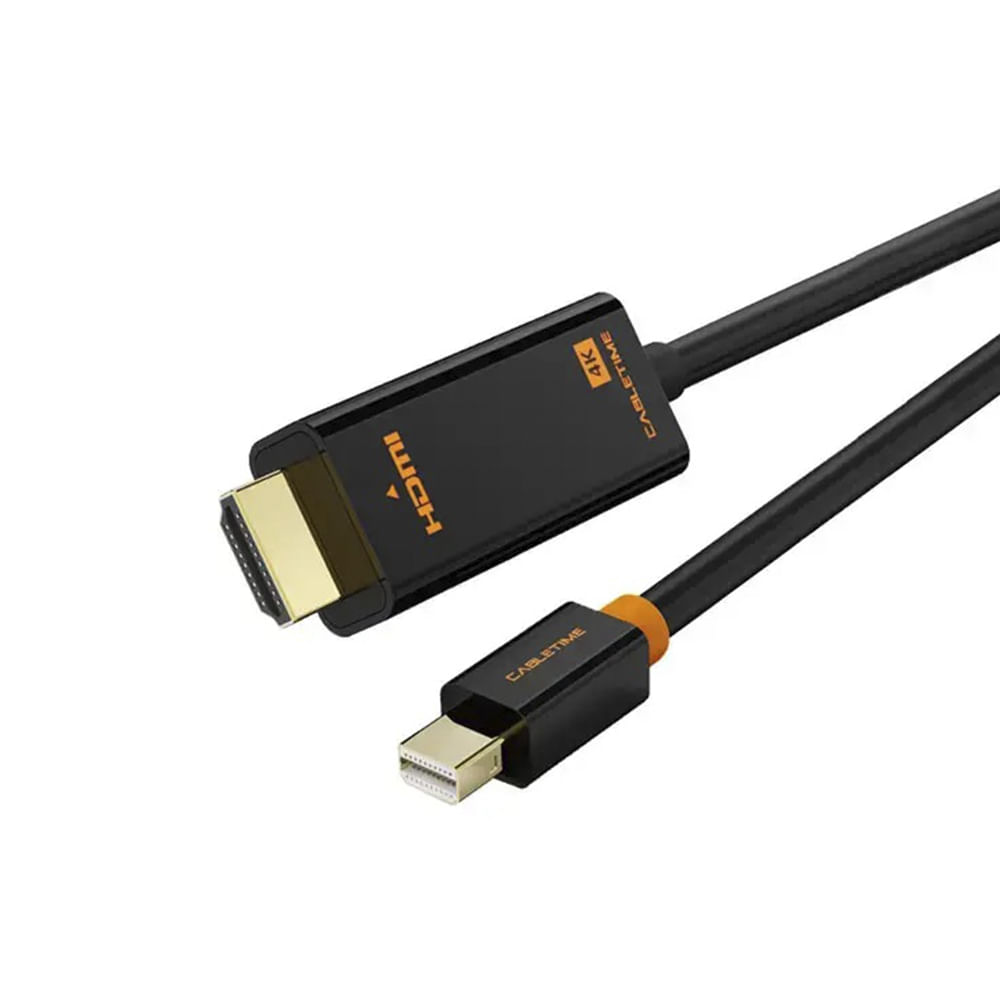 Cable Mini DP a HDMI 3 metros CABLETIME CD51N - Conexión de alta calidad para dispositivos compatib