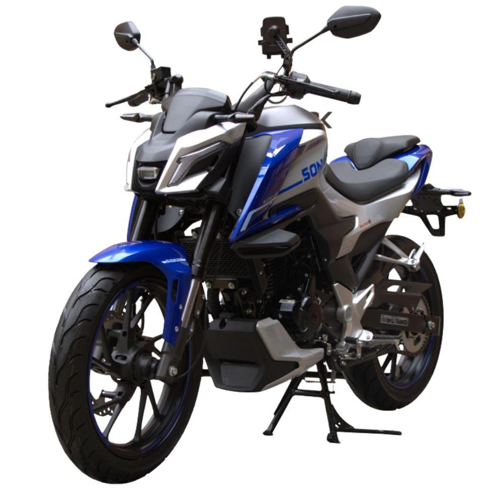 Moto Sonlink SL200-F16 Naked Azul 200cc 16.8 HP 5 Vel. con USB y Led