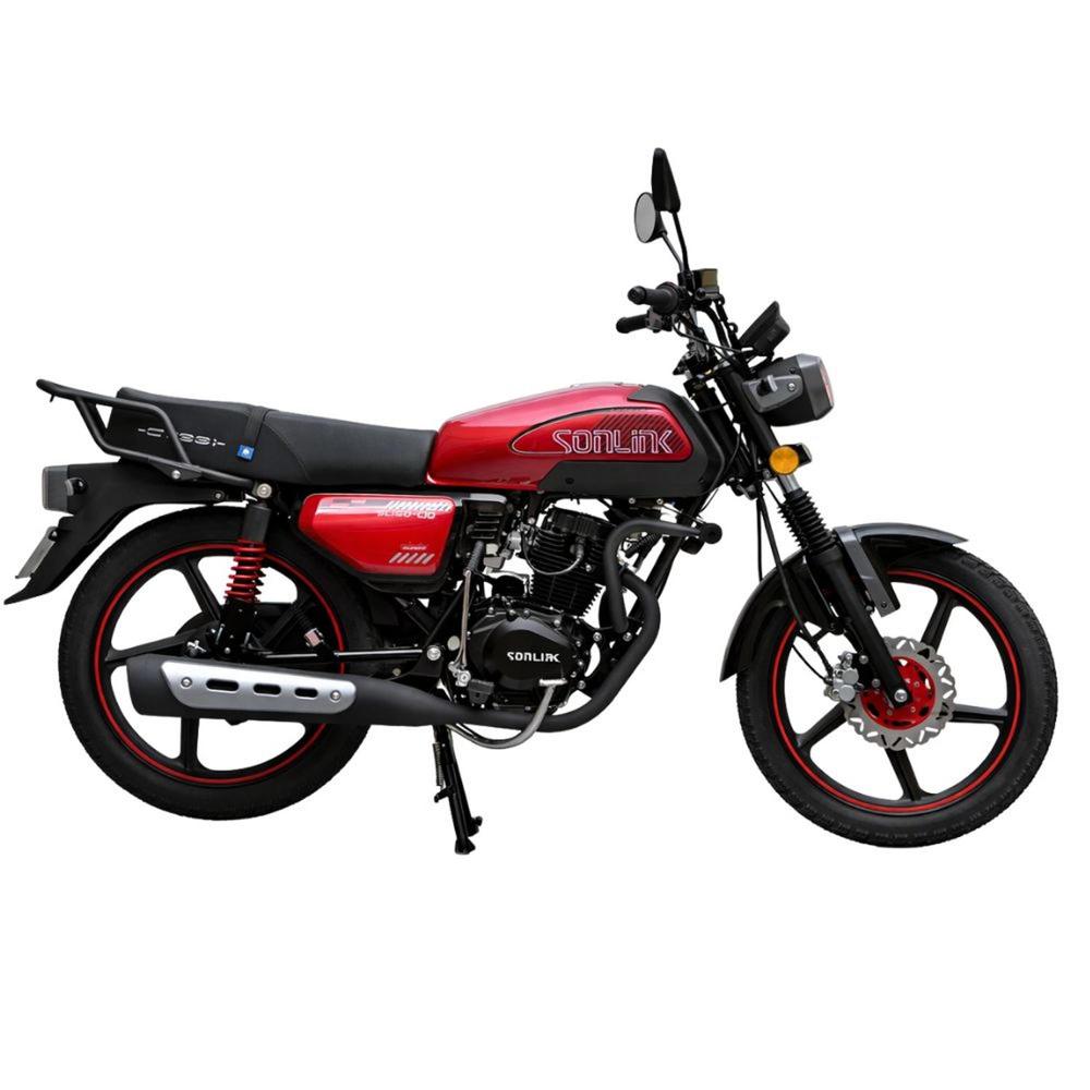 Moto SONLINK SL150-C10 Rojo 150 cc 9 HP 5 vel. con USB y Sliders