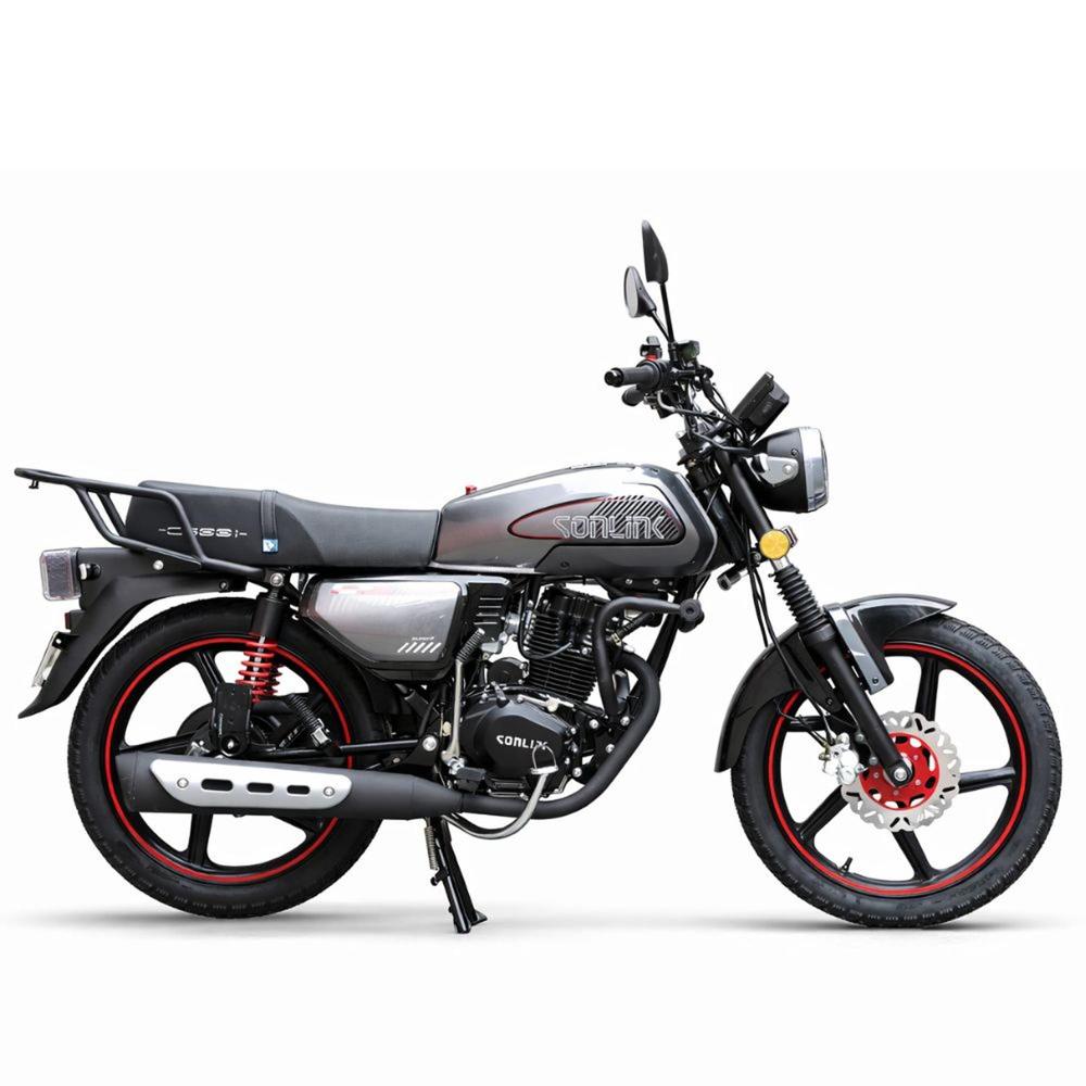 Moto SONLINK SL150-C10 Negro 150 cc 9 HP 5 vel. con USB y Sliders