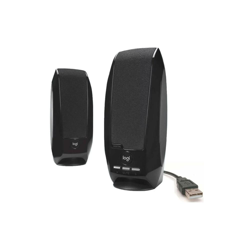 Parlantes Logitech S150 USB 2.4W Audio Estéreo Negro