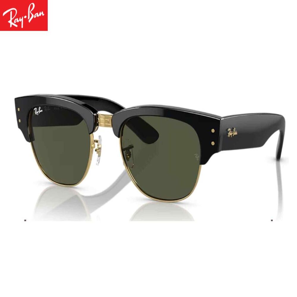 Lente Ray Ban Mega Clubmaster RB0316S TALLA 53 NEGRO