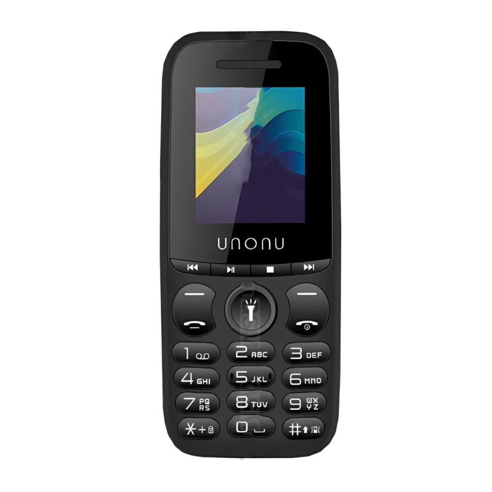 Celular Unonu Box 2G Negro - Conectividad Dual SIM y Diseño Compacto Ideal para Uso Diario