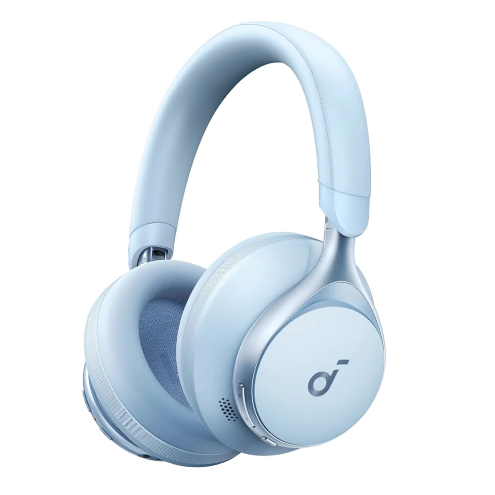 Auriculares over-ear Space One de Soundcore - ANC adaptativo, 55h de autonomía, carga rápida, azul