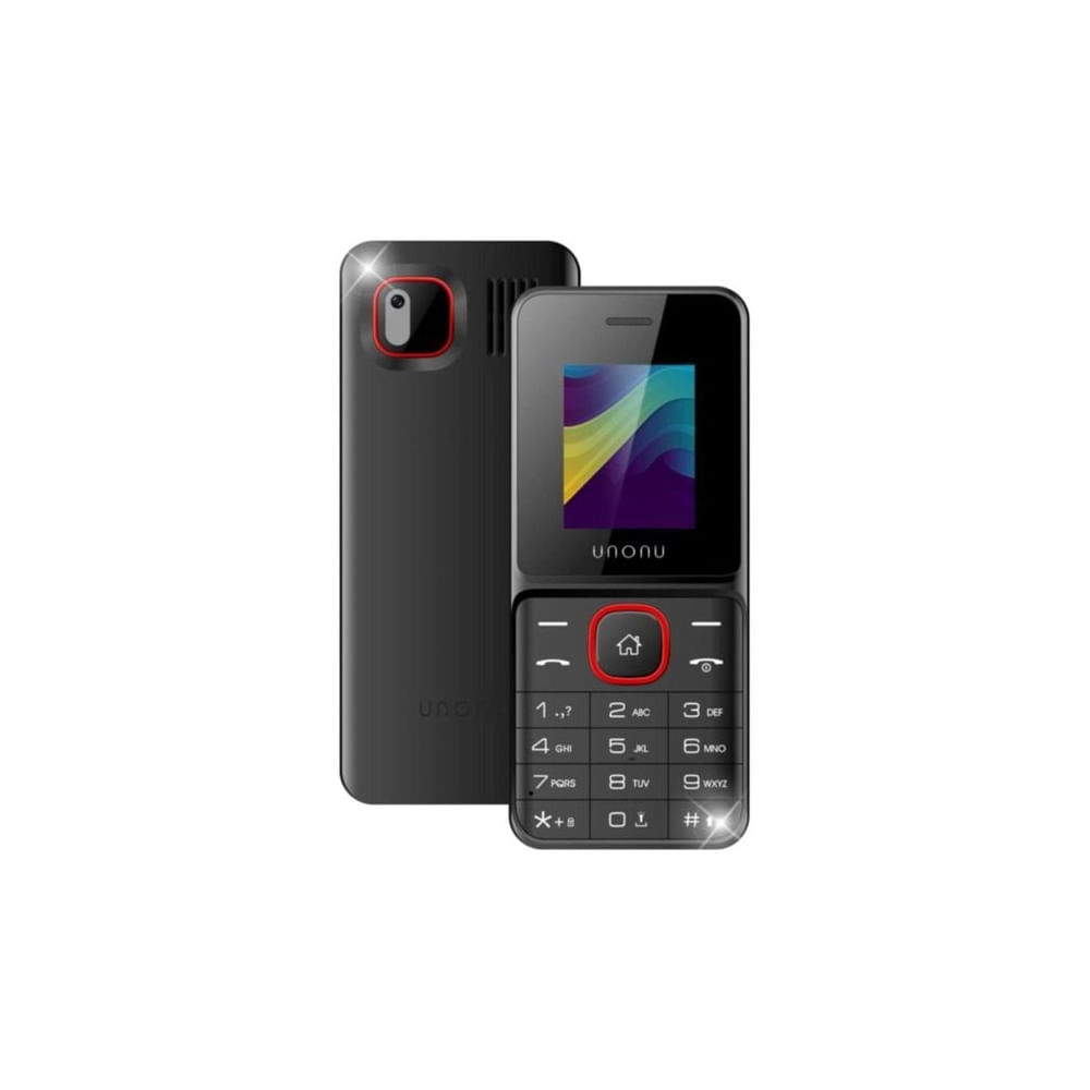 Celular Unonu Speed 2G Negro Dual SIM - Conectividad rápida y diseño elegante, ideal para ti