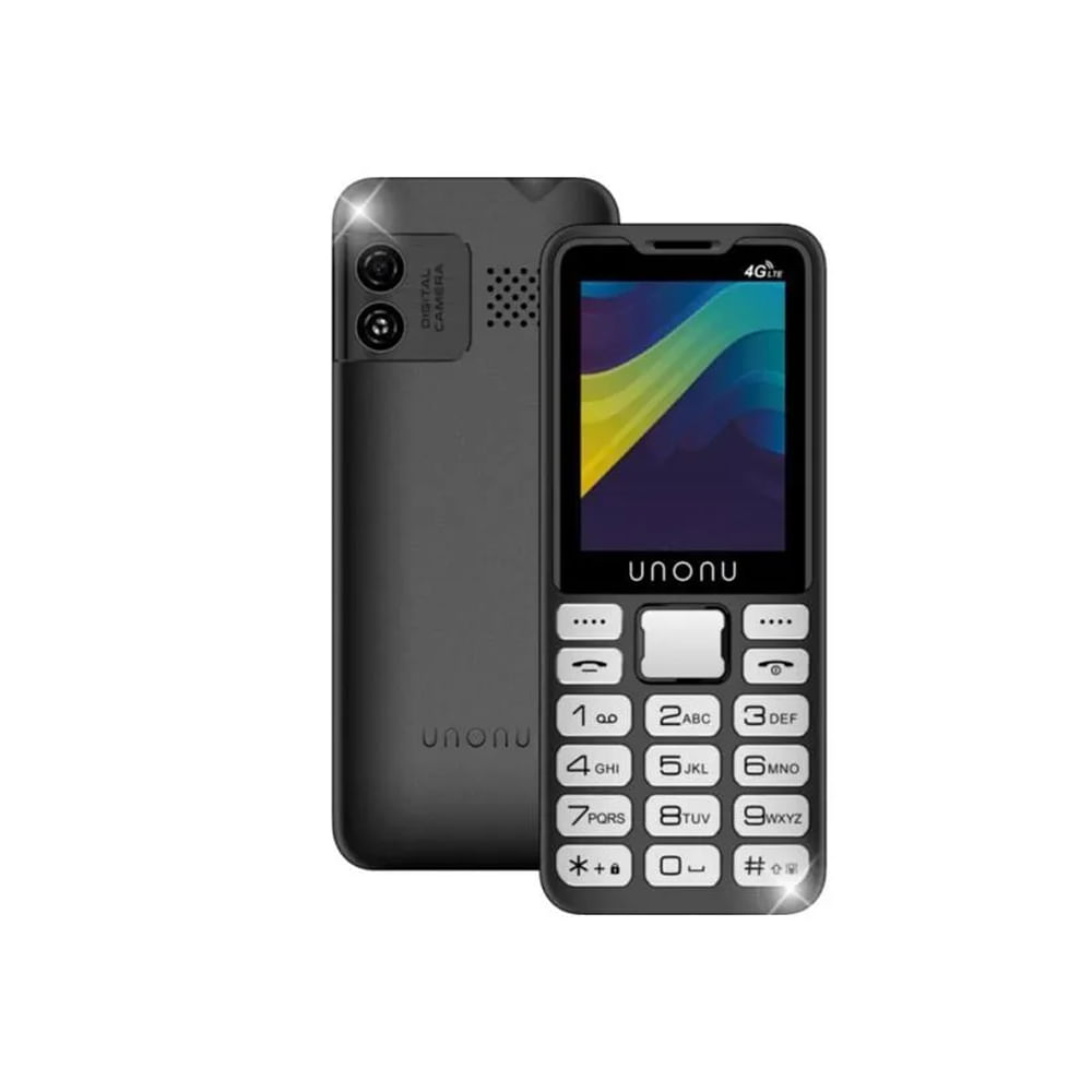 Celular Unonu Link 4G Negro Dual SIM - Potente Conectividad y Estilo Compacto