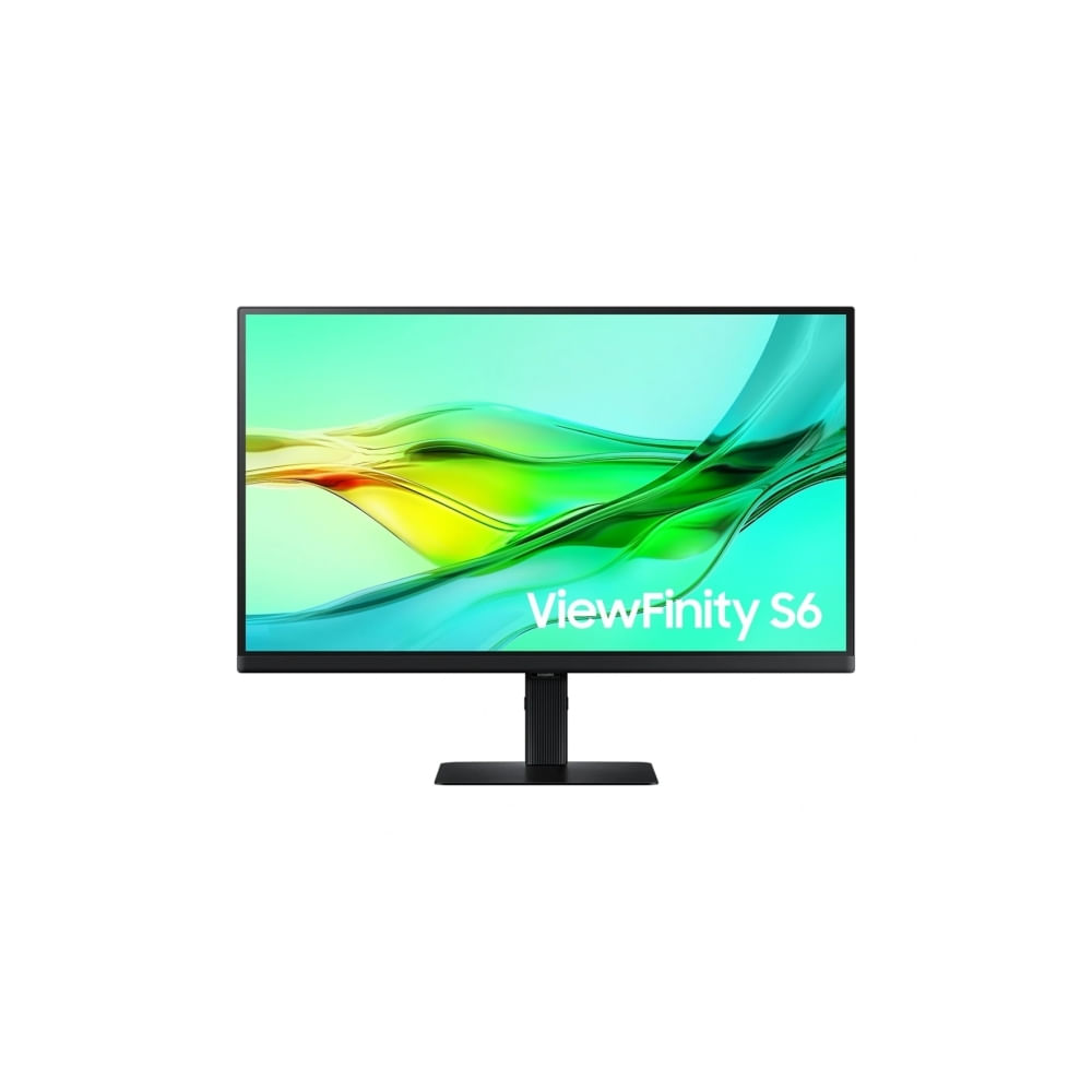Monitor Samsung Viewfinity S6 de 27"" QHD, IPS, 100Hz con función Pivot - Ideal para trabajo y gamin