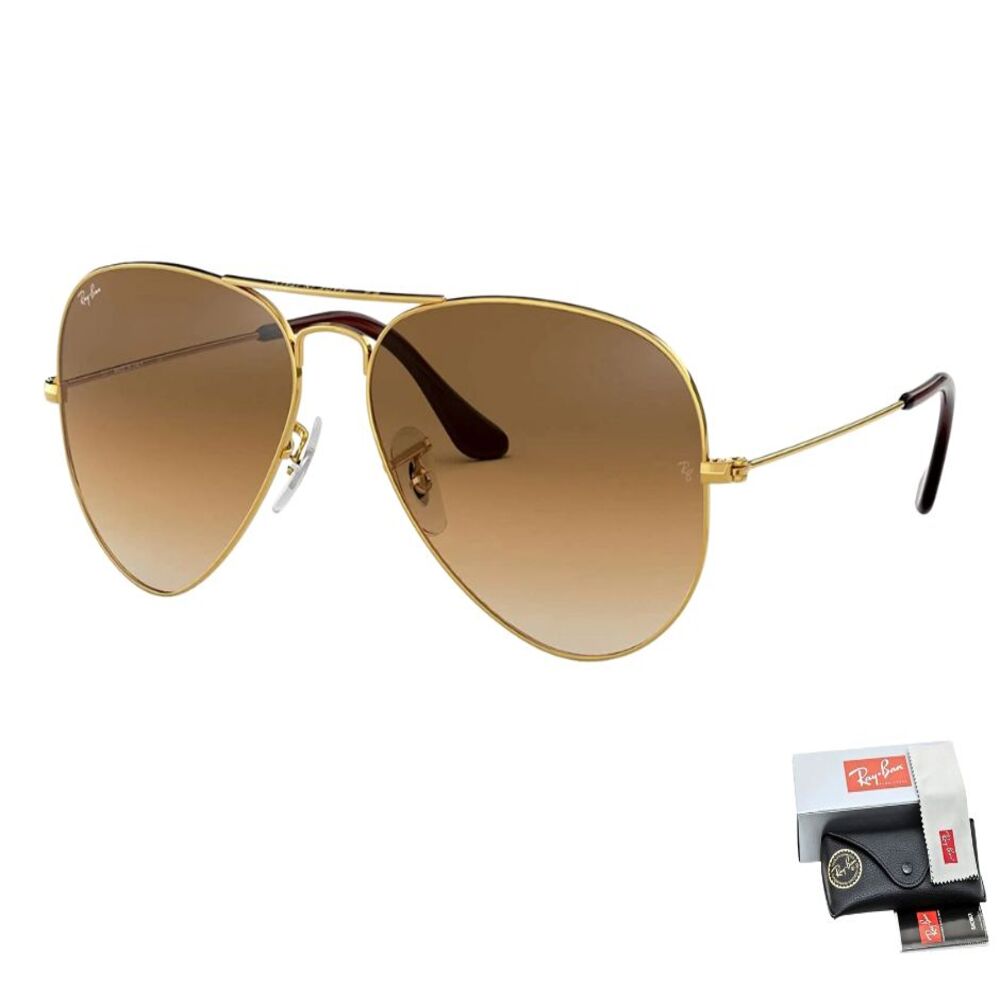LENTES RAY-BAN AVIADOR RB3025 MARRON TALLA58