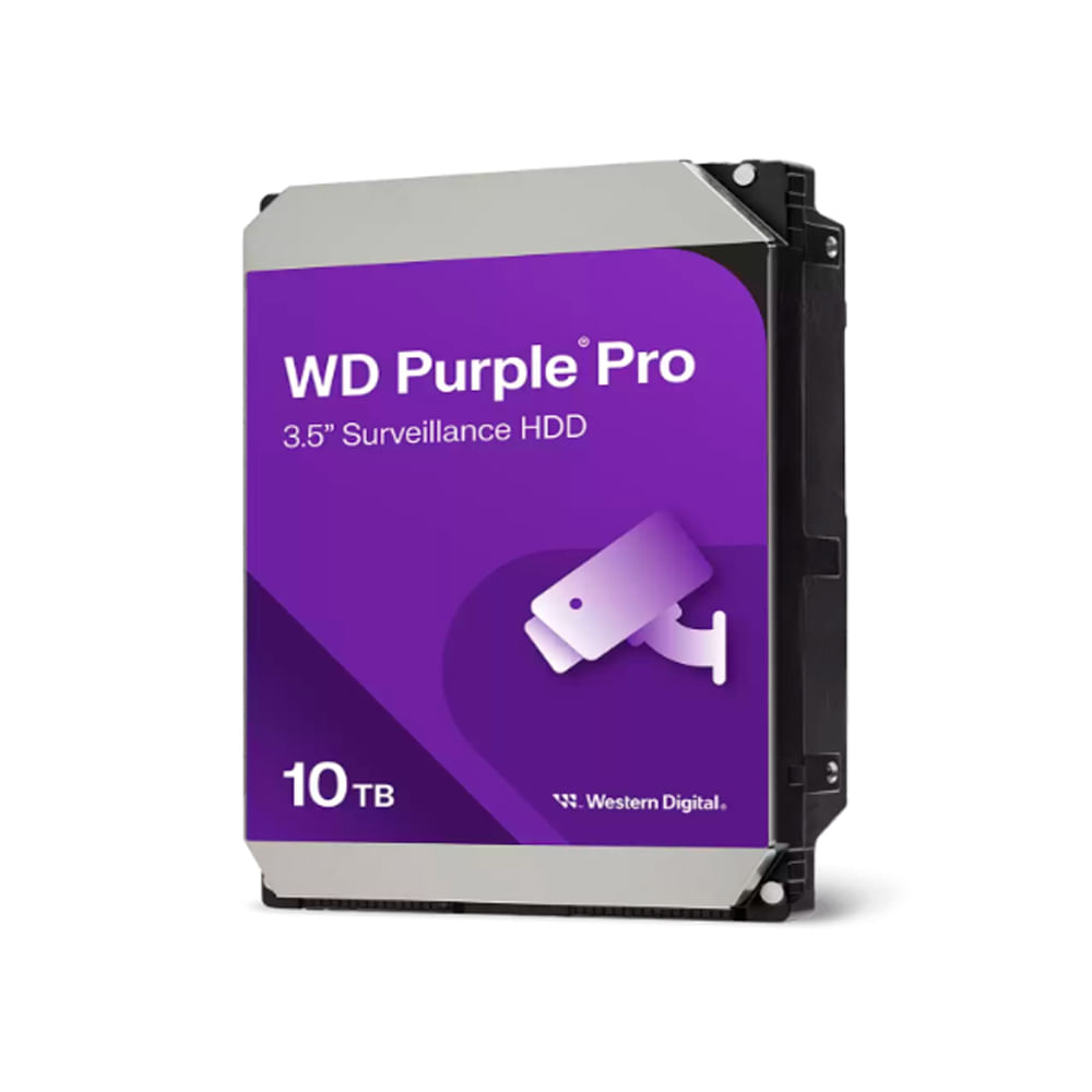 Disco Duro Interno Western Digital Purple Pro 10TB 7200rpm 3.5"" SATA para Videovigilancia