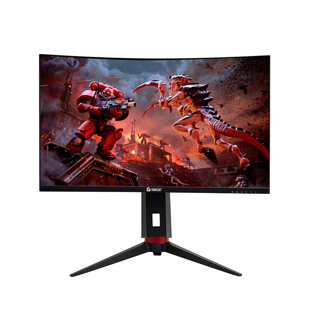 Monitor Curvo Gaming TEROS TE-2766G de 27'' FHD VA - 180Hz, 1ms, HDMI, DP, PIVOT - Experiencia Inme