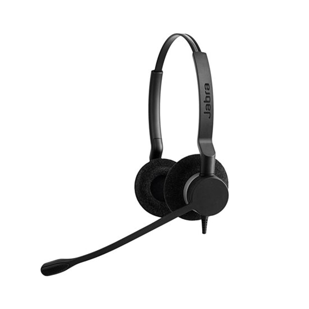 Auriculares Jabra BIZ 2300 QD Duo - Cableados, en oreja, sonido claro y comodidad óptima
